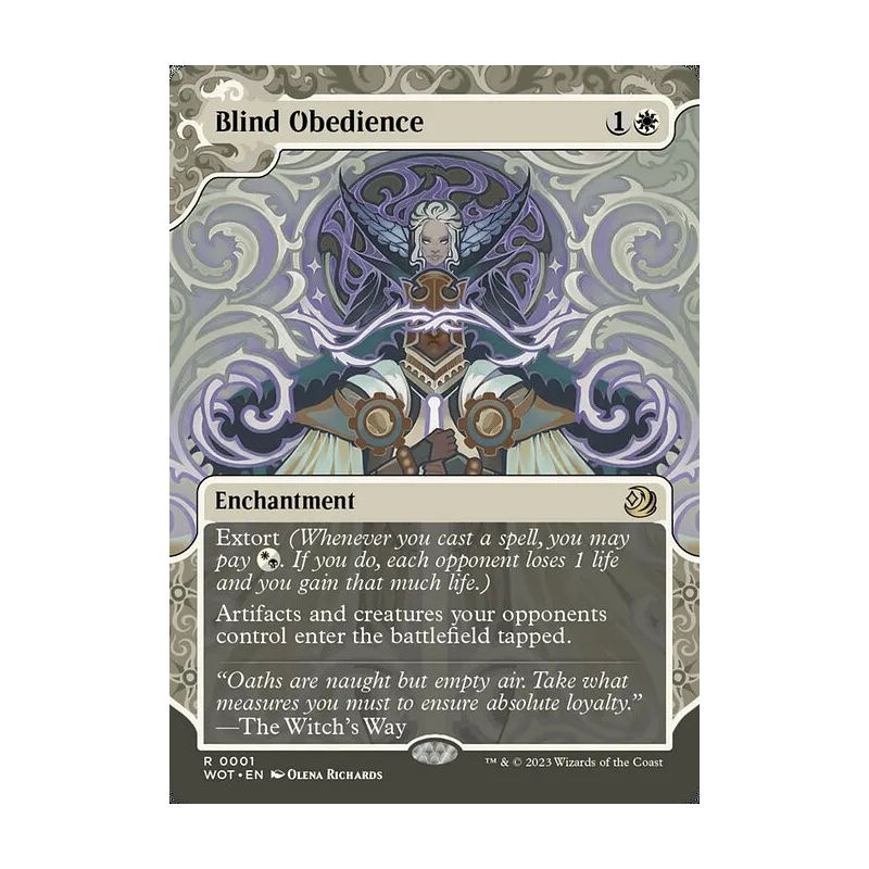 Blind Obedience - Wilds of Eldraine: Enchanting Tales (Near Mint)