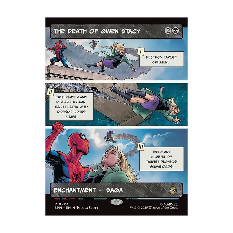The Death of Gwen Stacy (Borderless) - Marvel's Spider-Man (Near Mint)