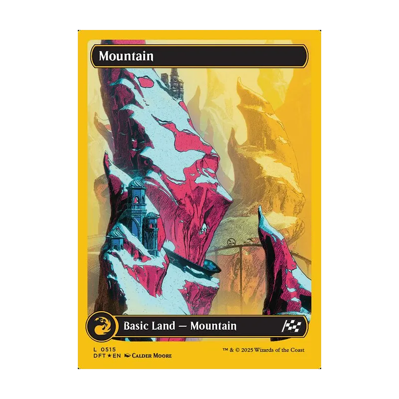 Mountain (0515) (First-Place Foil) - Aetherdrift (Foil Near Mint)