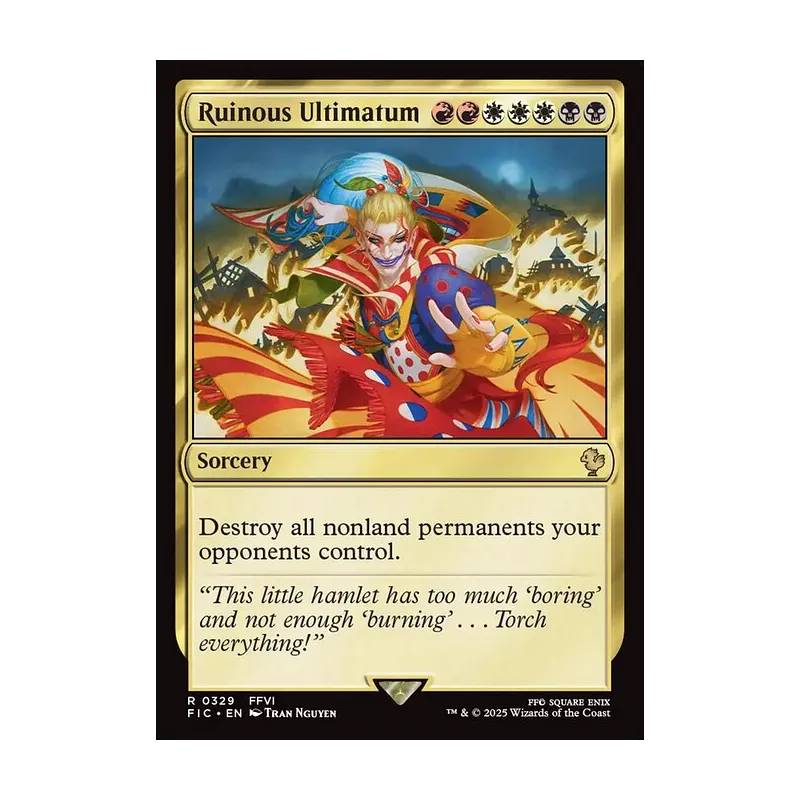 Ruinous Ultimatum - Final Fantasy Commander (Near Mint)