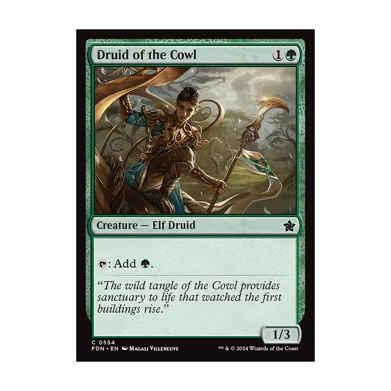 Druid of the Cowl - Foundations (Near Mint)