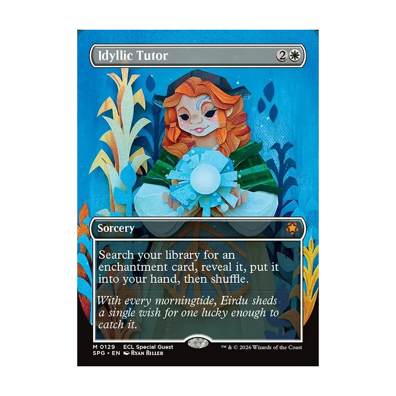 Idyllic Tutor (Borderless) - Special Guests (Near Mint)