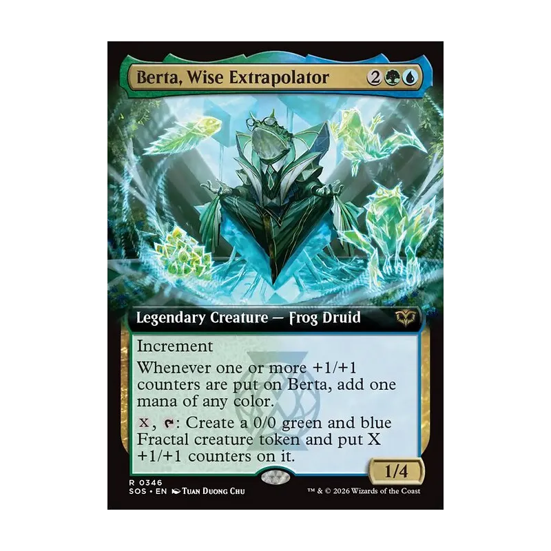 Berta, Wise Extrapolator (Extended Art) - Secrets of Strixhaven (Near Mint)