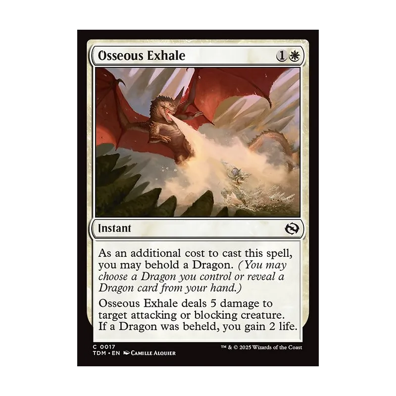 Osseous Exhale - Tarkir: Dragonstorm (Near Mint)