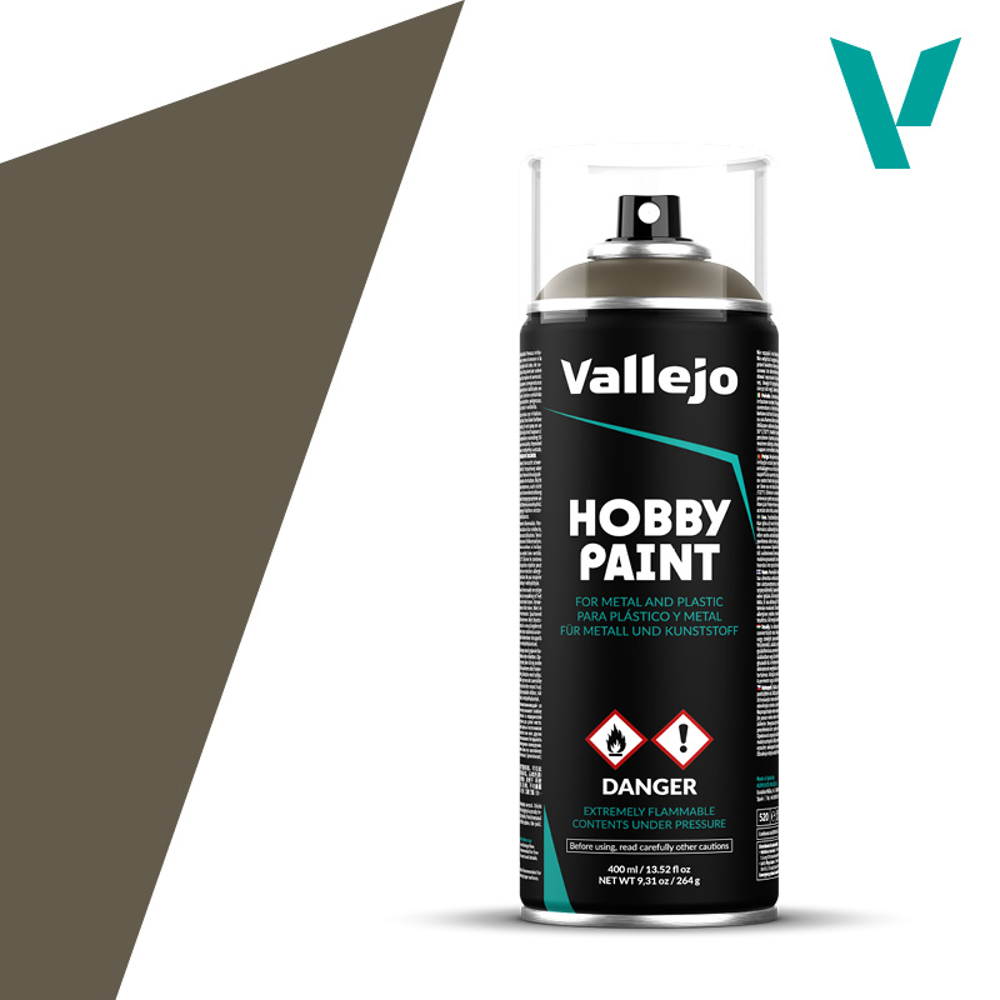 Vallejo Hobby Paint Aerosol: US Olive Drab (400ml)