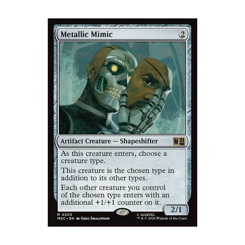 Metallic Mimic (Surge Foil) - Marvel Super Heroes Commander (Foil Near Mint)