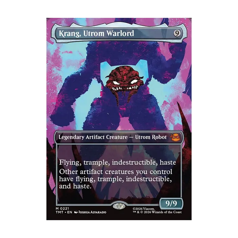 Krang, Utrom Warlord (Borderless) - Teenage Mutant Ninja Turtles (Near Mint)