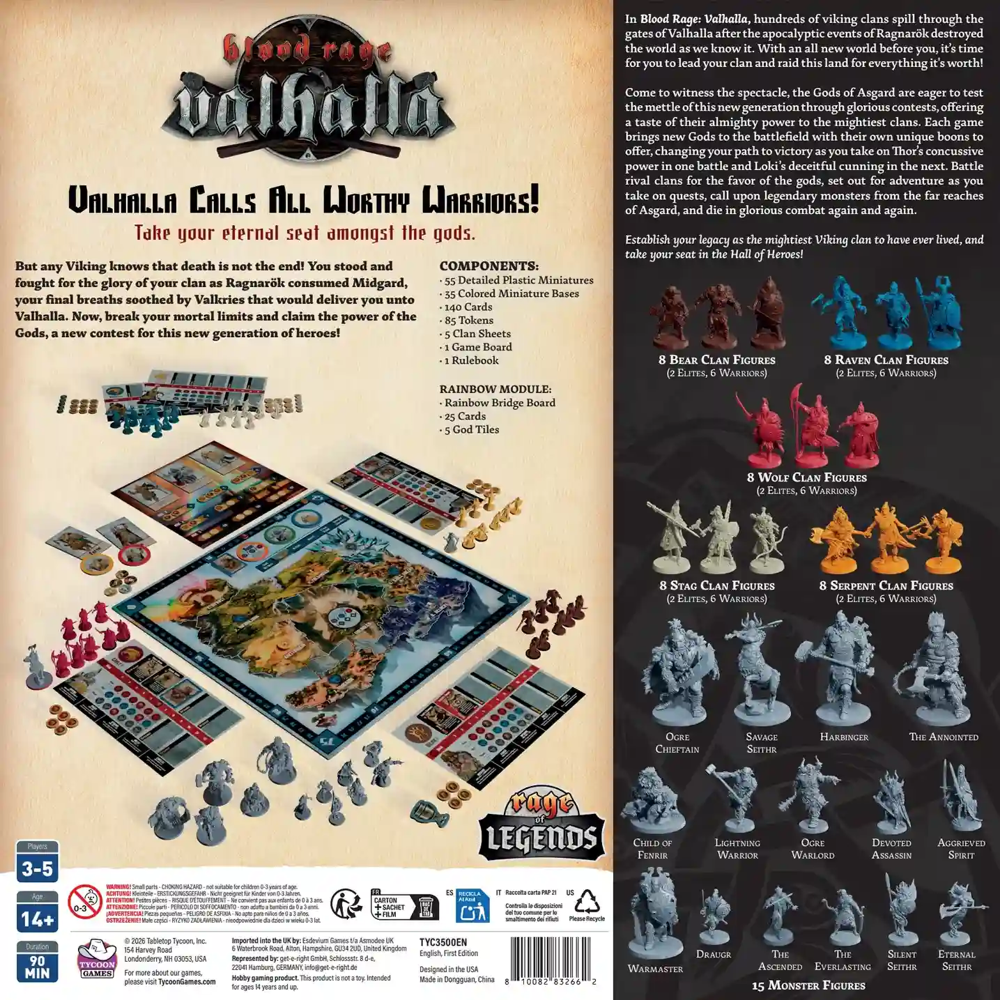 Blood Rage: Valhalla (Preorder)