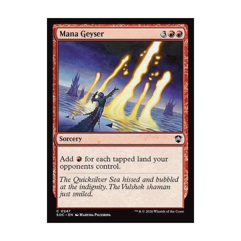 Mana Geyser - Secrets of Strixhaven Commander (Near Mint)