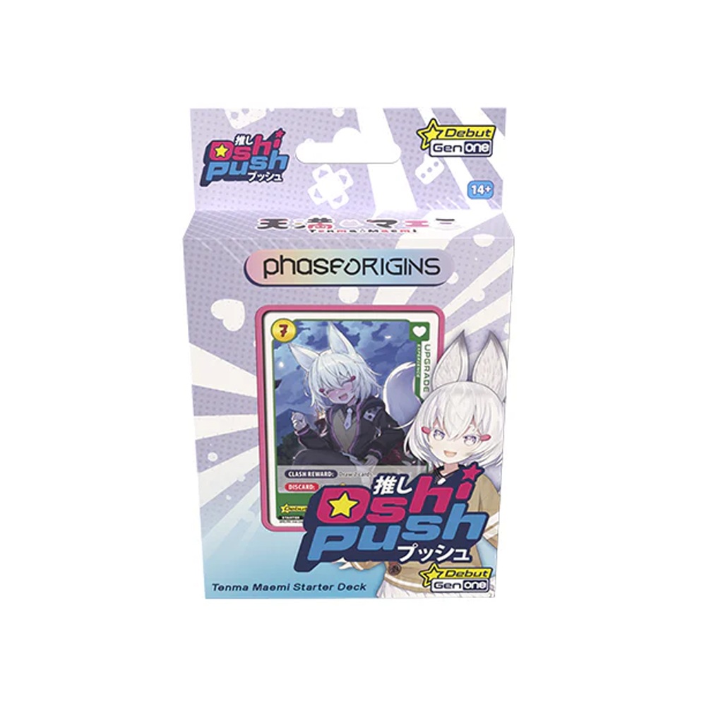 Oshi Push TCG: Gen One Phase Origins - Starter Deck - Tenma Maemi (New Arrival) Oshi Push TCG: Gen One Phase Origins - Starter Deck - Tenma Maemi (New Arrival)