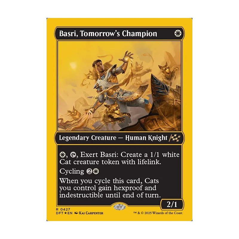 Basri, Tomorrow's Champion (First-Place Foil) - Aetherdrift (Foil Near Mint)