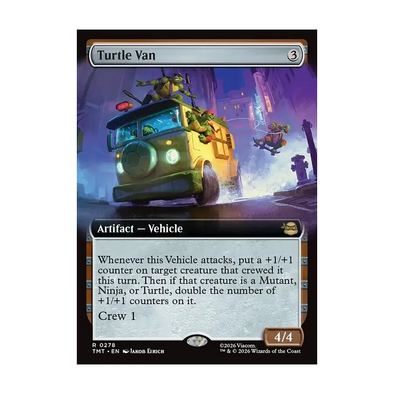 Turtle Van (Extended Art) - Teenage Mutant Ninja Turtles (Near Mint)