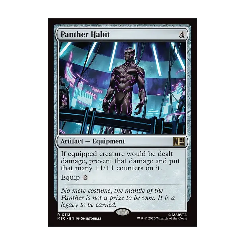 Panther Habit (Surge Foil) - Marvel Super Heroes Commander (Foil Near Mint)