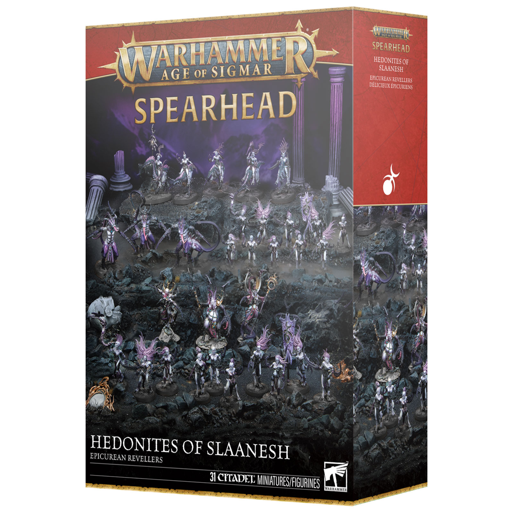 Warhammer Age of Sigmar: Spearhead: Hedonites of Slaanesh - Epicurean Revellers (New Arrival)