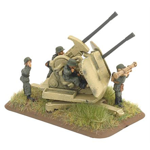 Flames of War WW2: German - 3.7cm FlaKzwilling 43 Gun
