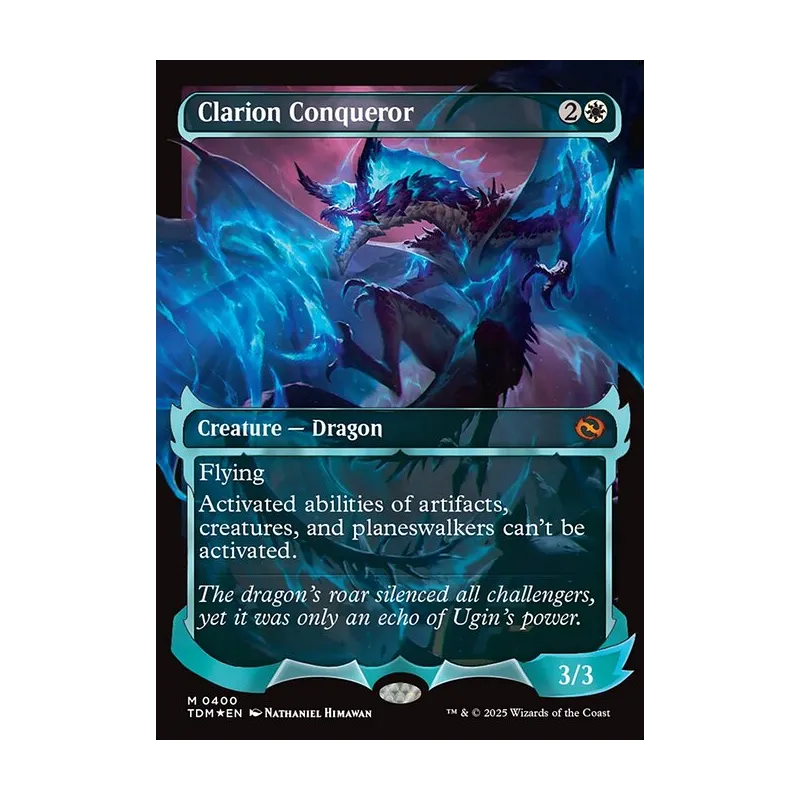 Clarion Conqueror (Showcase) - Tarkir: Dragonstorm (Foil Near Mint)