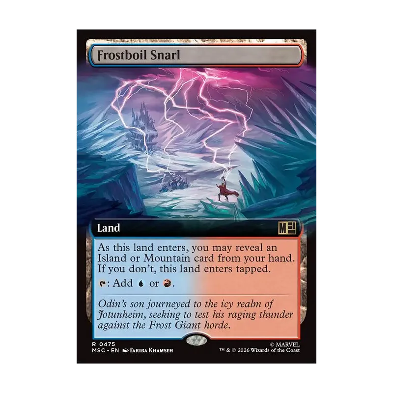 Frostboil Snarl (Extended Art) - Marvel Super Heroes Commander (Near Mint)