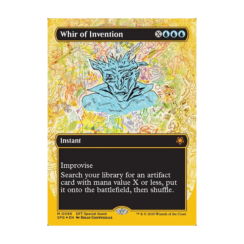 Whir of Invention (Borderless) (First-Place Foil) - Special Guests (Foil Near Mint)