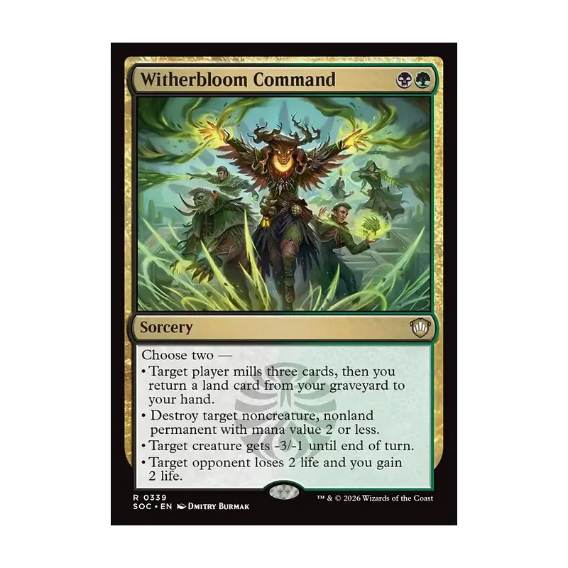 Witherbloom Command - Secrets of Strixhaven Commander (Near Mint)