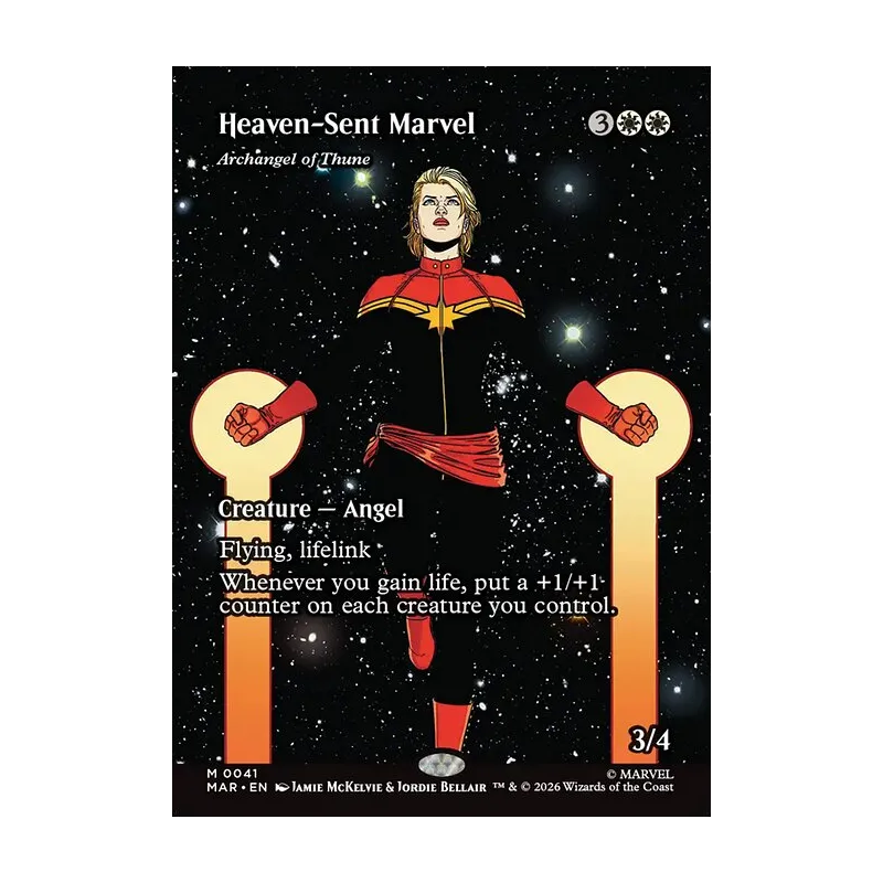 Heaven-Sent Marvel / Archangel of Thune (Borderless) - Marvel Universe (Near Mint)