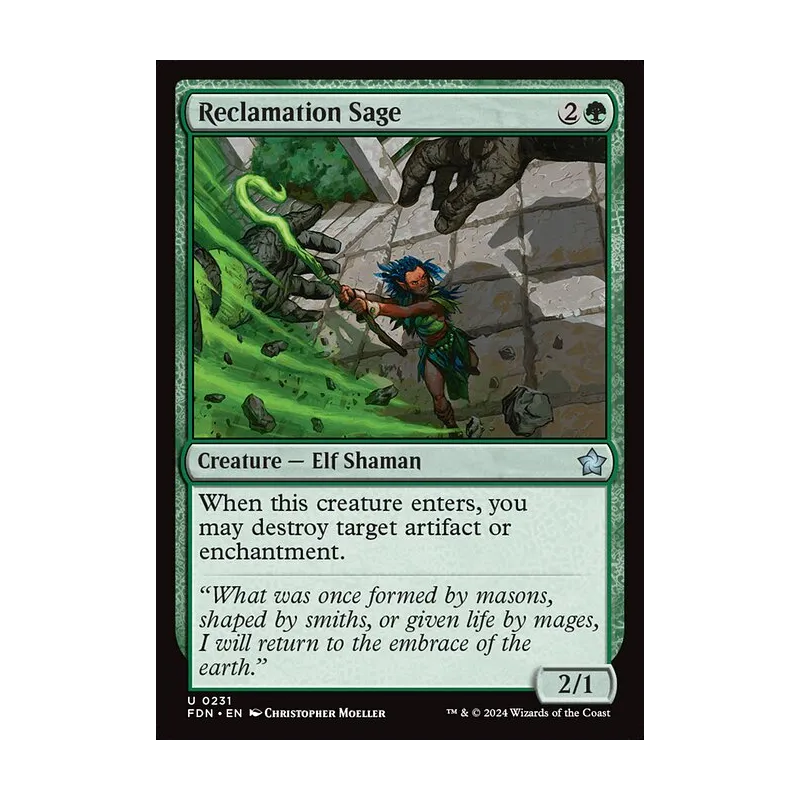Reclamation Sage - Foundations (Near Mint)