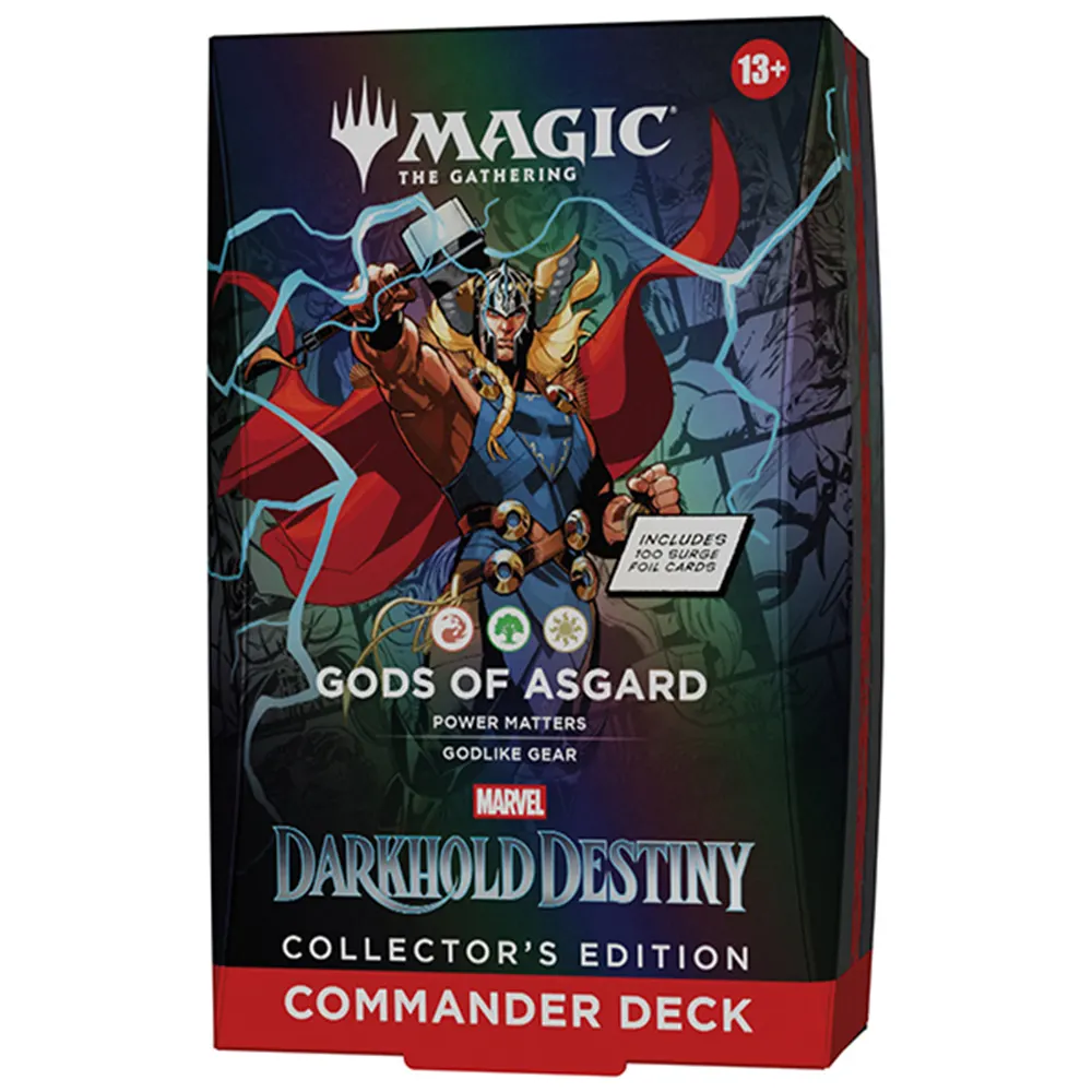 MTG: Marvel Darkhold Destiny - Collector Commander Deck - Gods of Asgard (Preorder)