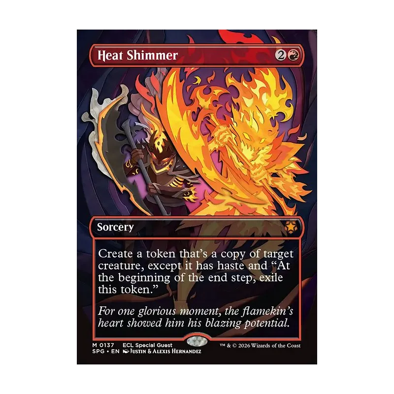 Heat Shimmer (Borderless) - Special Guests (Near Mint)