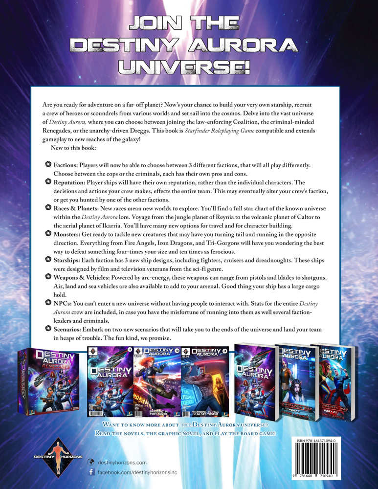 Destiny Aurora (Starfinder 2E Compatible) (New Arrival)