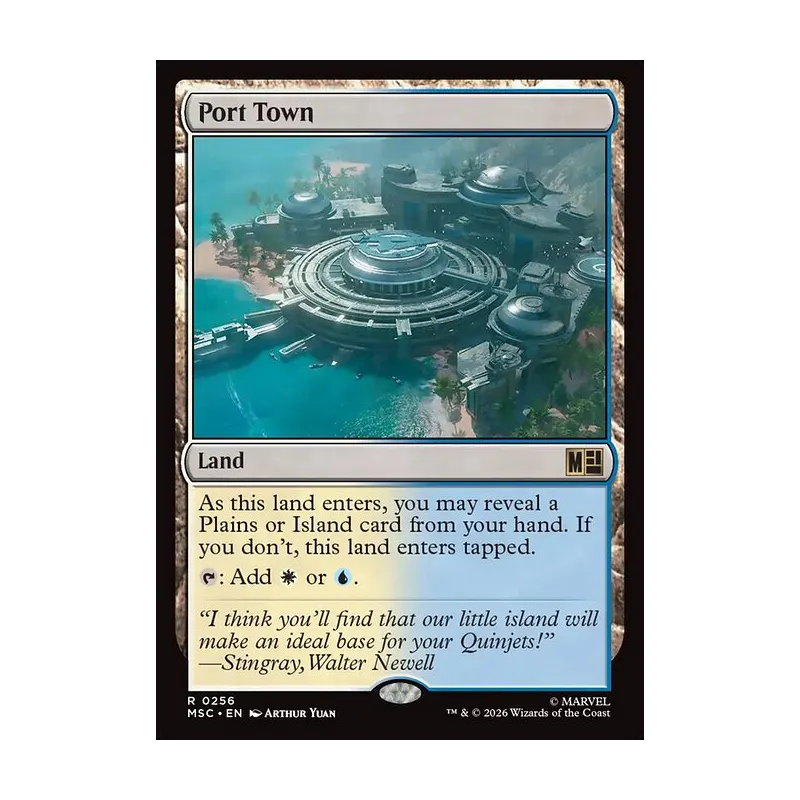 Port Town (Surge Foil) - Marvel Super Heroes Commander (Foil Near Mint)