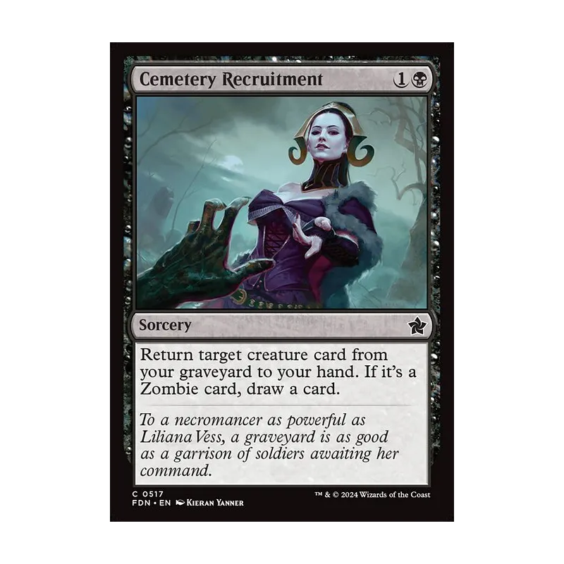 Cemetery Recruitment - Foundations (Near Mint)