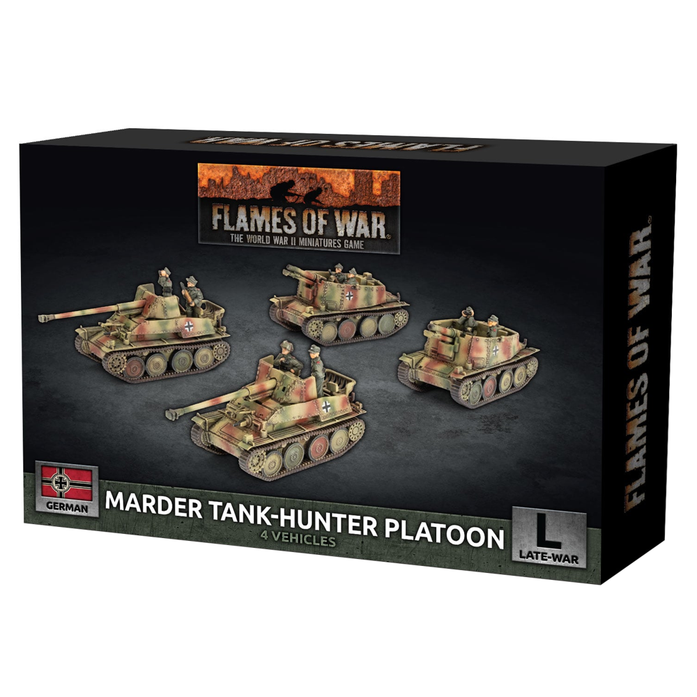 Flames of War WW2: German - Marder Tank-Hunter Platoon