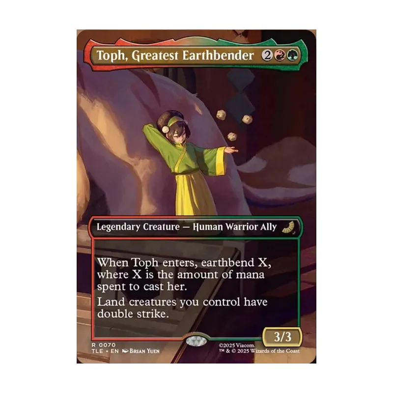 Toph, Greatest Earthbender (Borderless) - Avatar: The Last Airbender Eternal (Near Mint)
