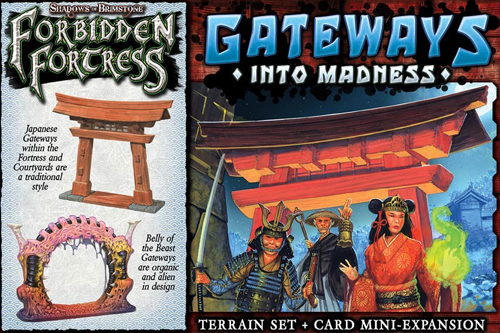 Shadows of Brimstone: Forbidden Fortress - Gateways Into Madness Terrain Set Shadows of Brimstone: Forbidden Fortress - Gateways Into Madness Terrain Set