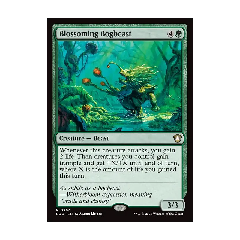 Blossoming Bogbeast - Secrets of Strixhaven Commander (Near Mint)
