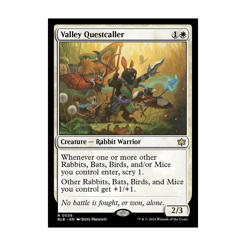 Valley Questcaller - Bloomburrow (Near Mint)