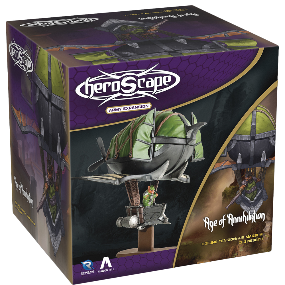Heroscape: Age of Annihilation - Air Marshal Zed Nesbitt Expansion (Unpainted)