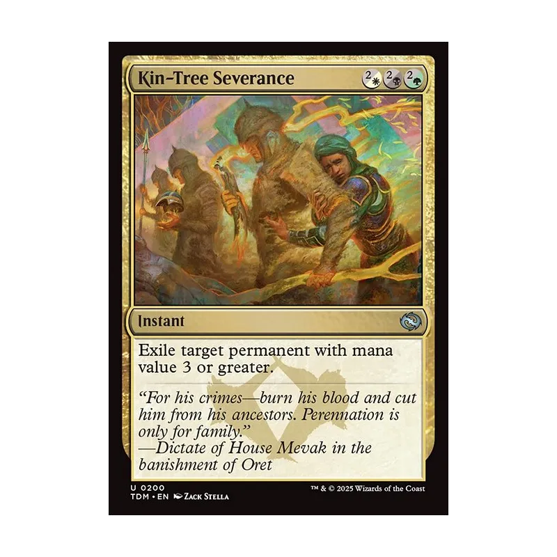 Kin-Tree Severance - Tarkir: Dragonstorm (Foil Near Mint)