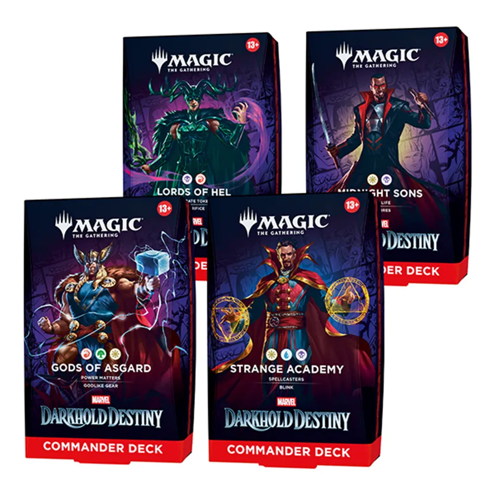 MTG: Marvel Darkhold Destiny - Commander Deck Set (4) (Preorder)