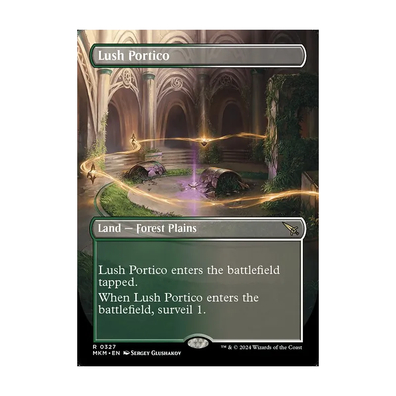 Lush Portico (Borderless) - Murders at Karlov Manor (Near Mint)
