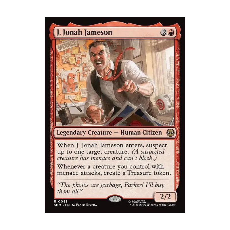 J. Jonah Jameson - Marvel's Spider-Man (Near Mint)