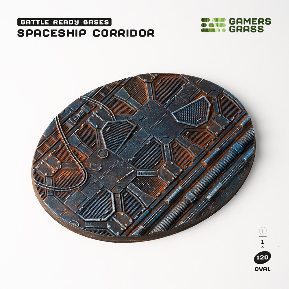 Battle Ready Bases: Spaceship Corridor - Oval 120mm (1)