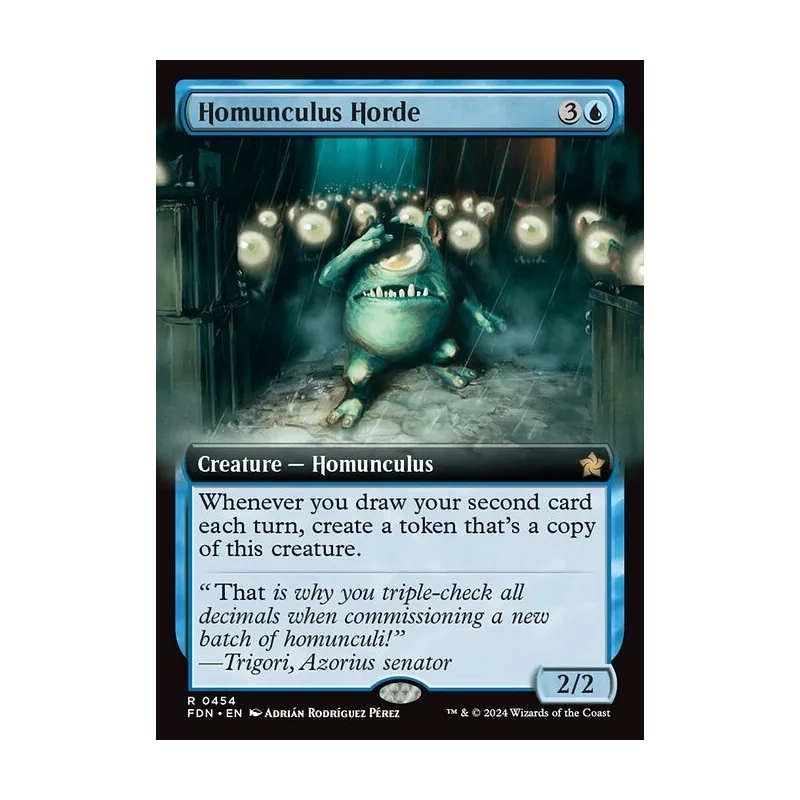 Homunculus Horde (Extended Art) - Foundations (Near Mint)