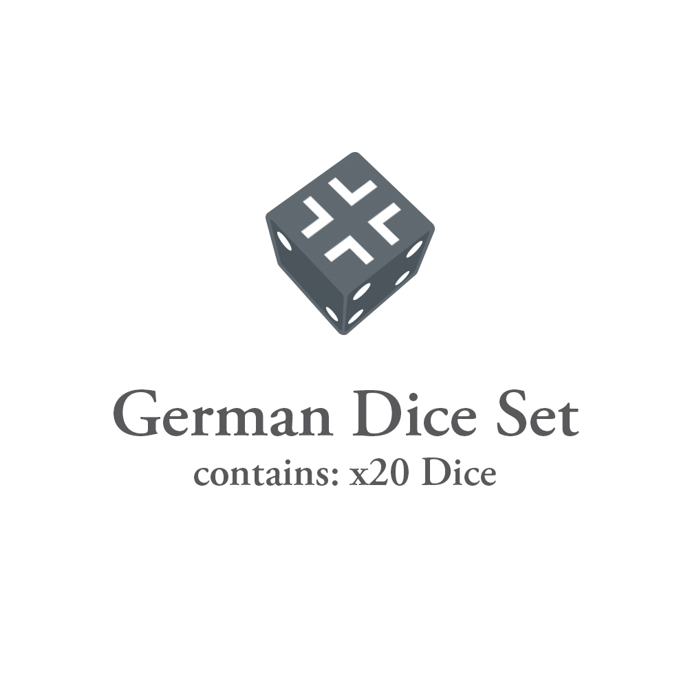 Flames of War WW2: German - Early War Dice Set (20) (New Arrival)