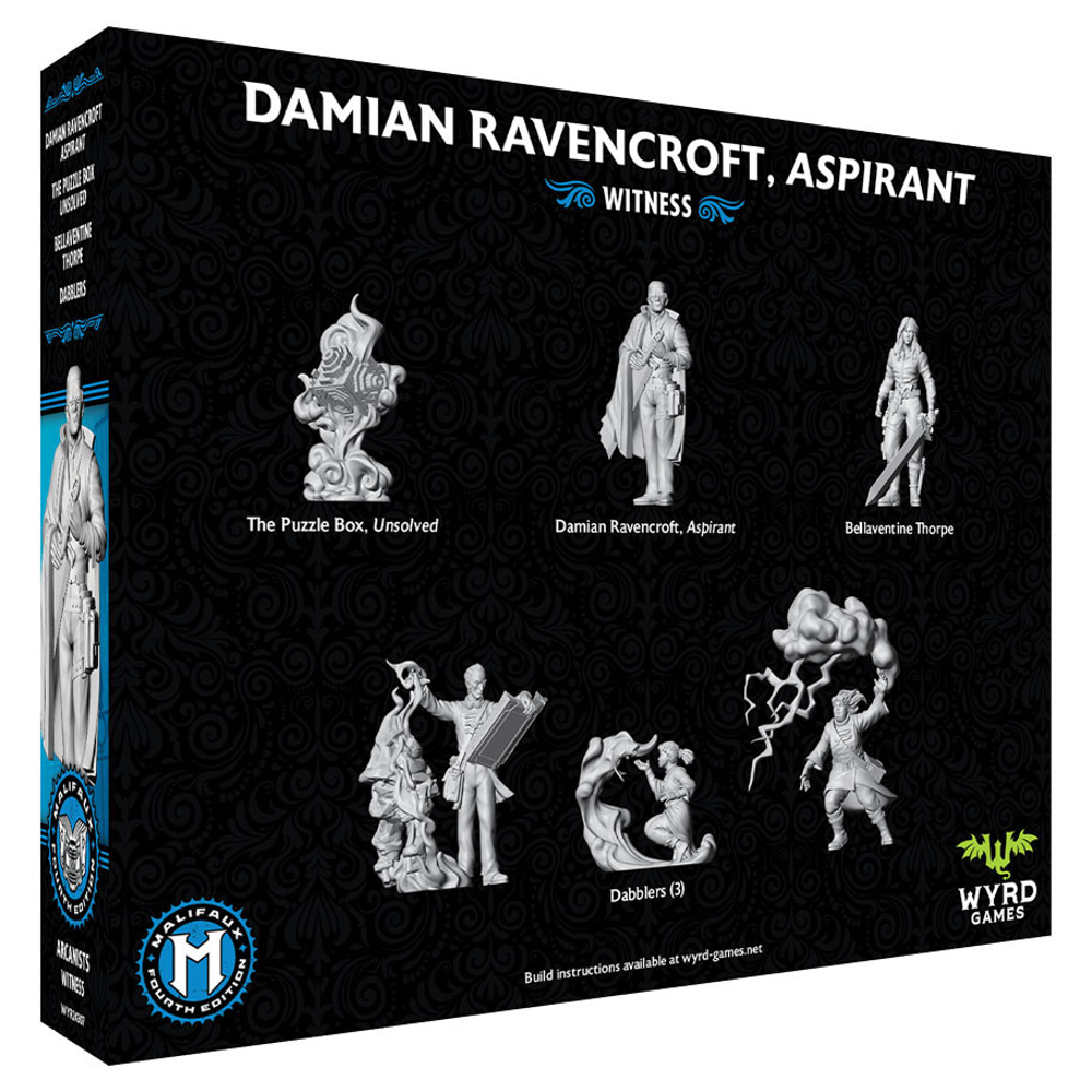 Malifaux 4E: Arcanists - Damian Ravencroft, Aspirant