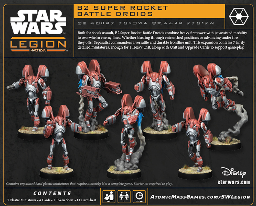Star Wars: Legion - B2 Super Rocket Battle Droids (Preorder)