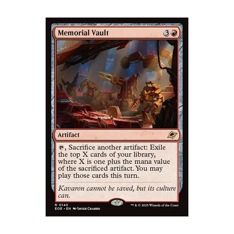 Memorial Vault - Edge of Eternities (Near Mint)