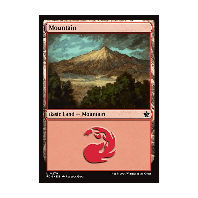 Mountain (0279) - Foundations (Foil Near Mint)