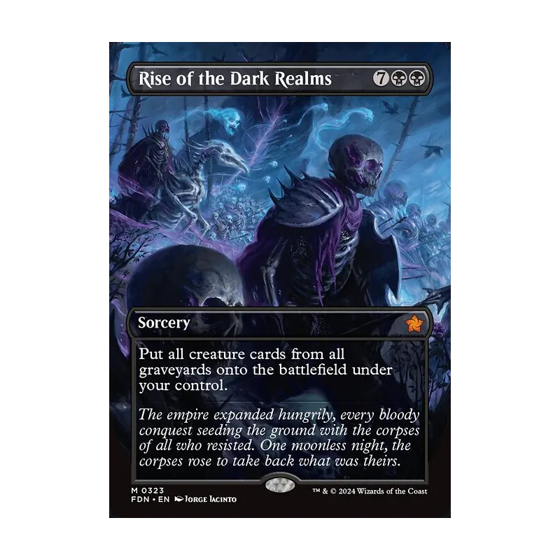 Rise of the Dark Realms (Borderless) - Foundations (Near Mint)