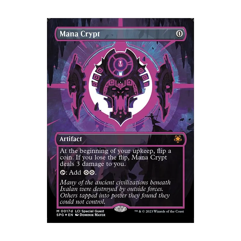 Mana Crypt (0017d) (Borderless) - Special Guests (Foil Near Mint)