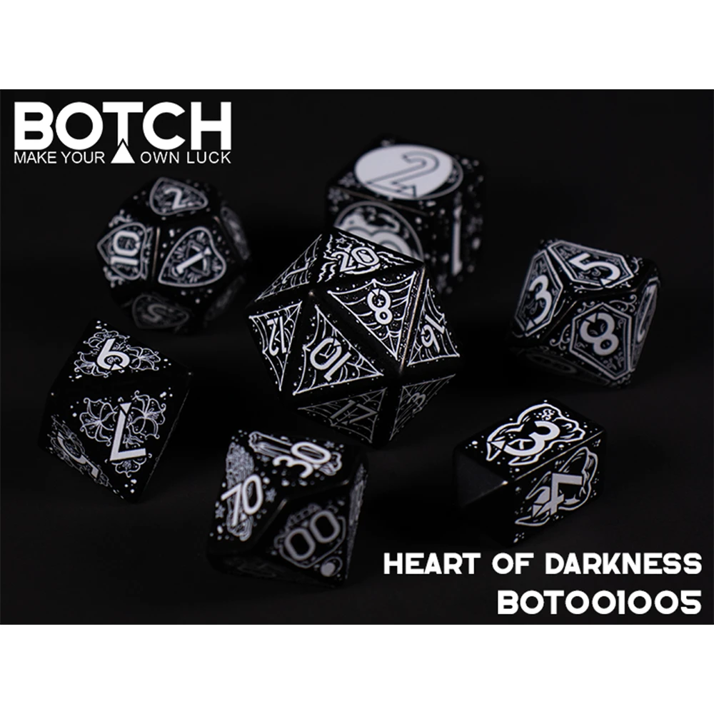 Botch Dice Set: Heart of Darkness (7) (Preorder)